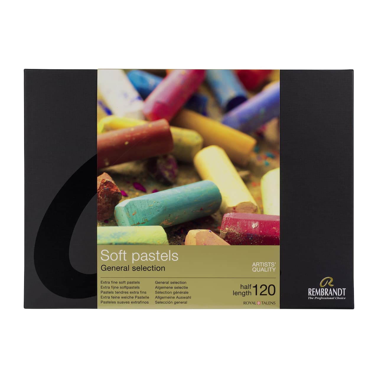 Rembrandt 120 Color Half Stick General Selection Soft Pastel Set